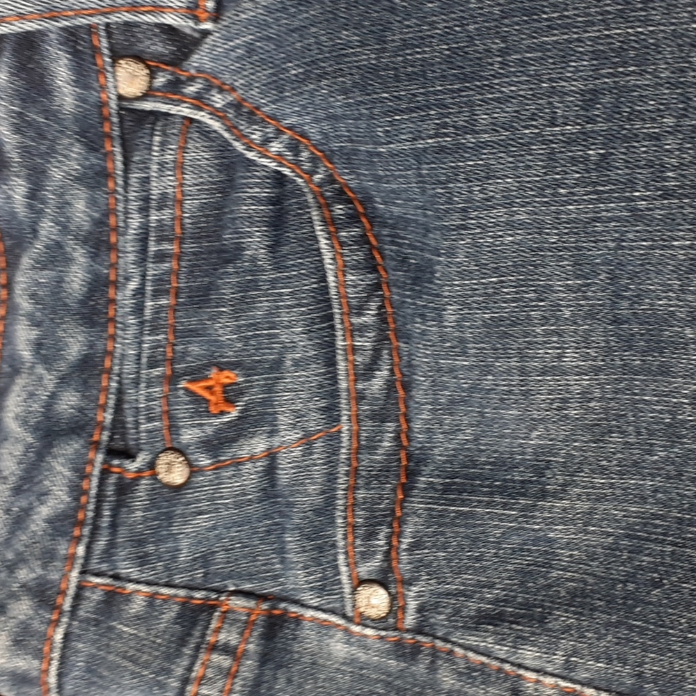 Aura Women's Western Bootcut Blue Jeans Size 8 Short WUT74TD - Picture 15 of 16